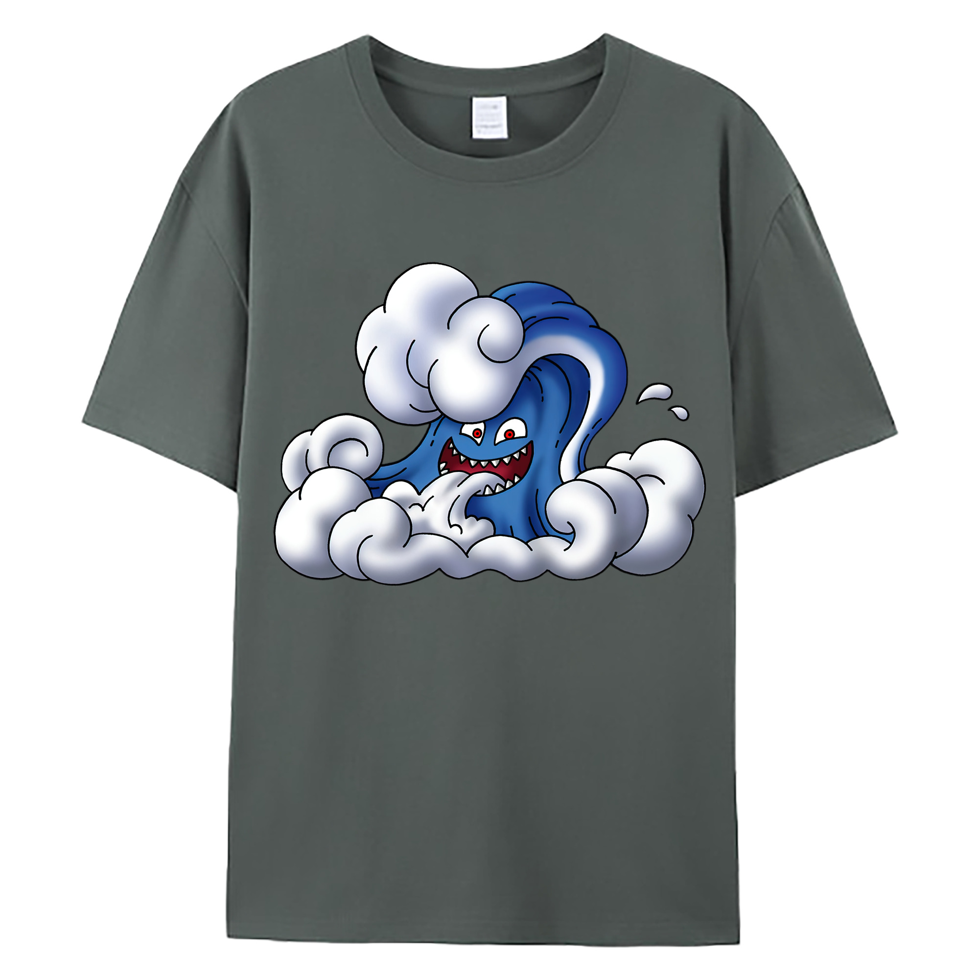 （画像用） ドラゴンクエスト Doragon Kuesuto Dragon Quest 綿100％ メンズ半袖Tシャツ｜肌触りやわらか＆通気性